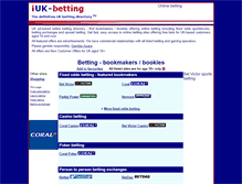 Tablet Screenshot of iuk-betting.co.uk